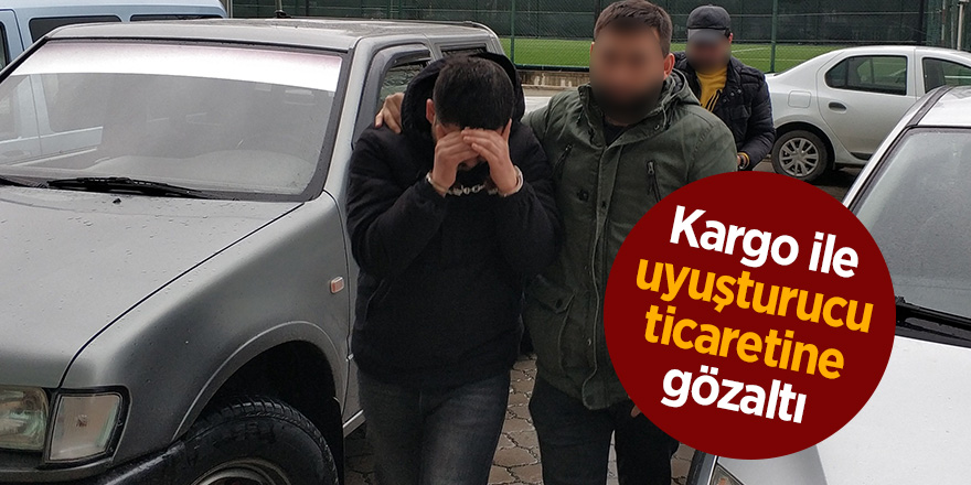 Kargo ile uyuşturucu ticaretine gözaltı 