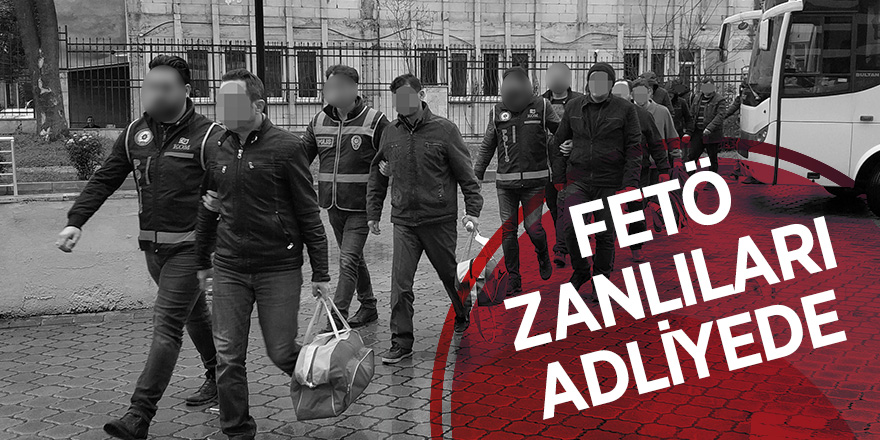 FETÖ'den gözaltına alınan komiser yardımcıları adliyede 