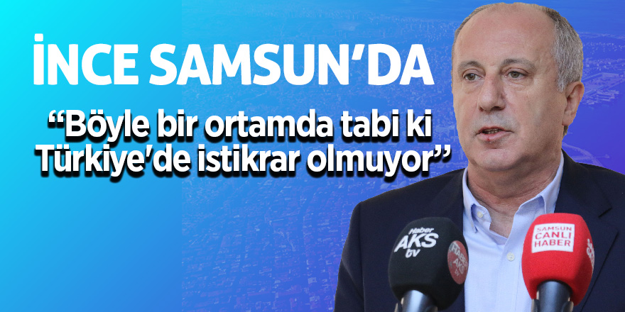 Muharrem İnce: “Memleketi bu hale getirenlerden kurtarmalarını beklemek saflık”