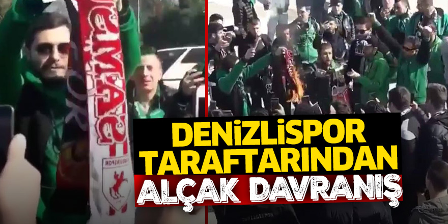 Denizlispor taraftarından alçak davranış