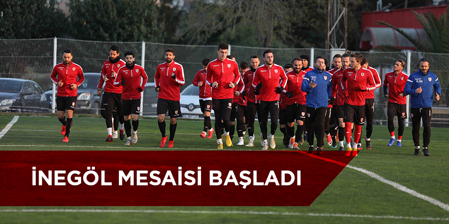 İnegölspor mesaisi başladı