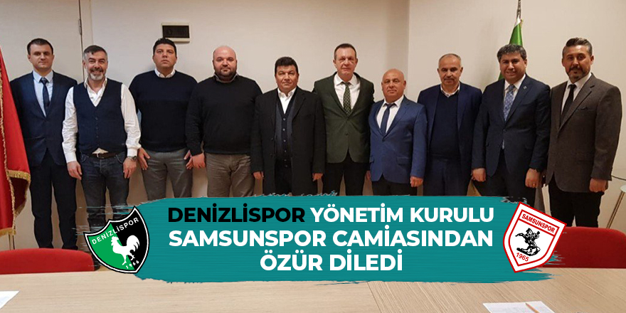 Denizlispor Kulübü, Samsunspor camiasından özür diledi