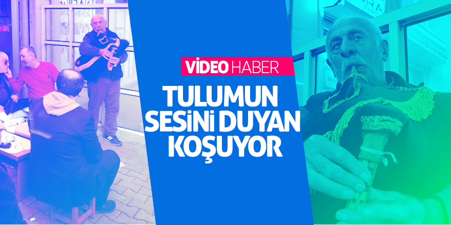 Müşterilerine tulum eşliğinde çay ikram ediyor