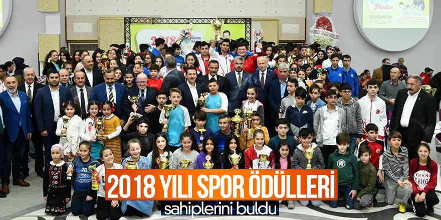 Samsun'da 2018 Yılı Spor Ödülleri sahiplerini buldu