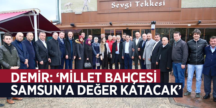 Mustafa Demir, Sevgi Tekkesi'nde halkla buluştu