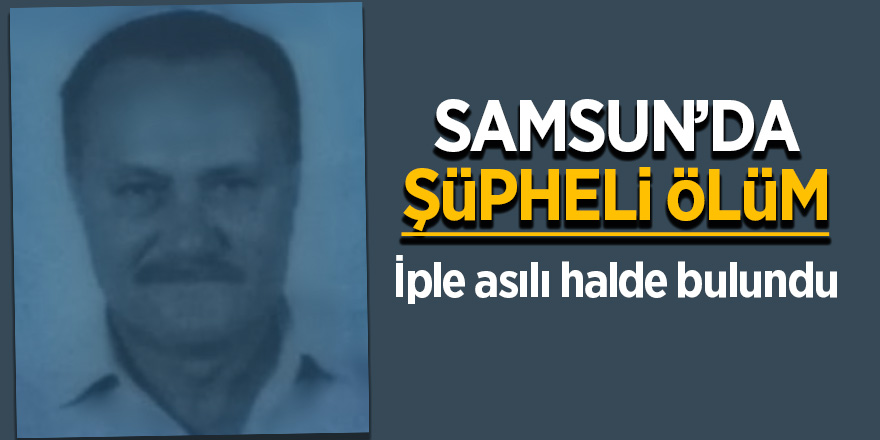 Çatı katında iple asılı halde ölü bulundu 