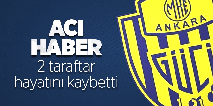 Ankaragücü taraftarlarını taşıyan otobüs kaza yaptı