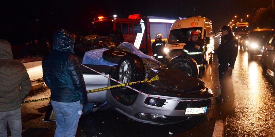 Ordu'da feci kaza: 1 ölü, 2 yaralı