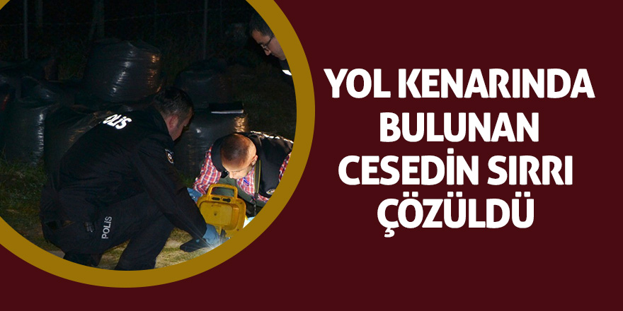 Yol kenarında bulunan cesedin sırrı çözüldü 