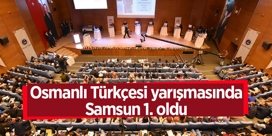 Osmanlı Türkçesi yarışması Türkiye Finali yapıldı 