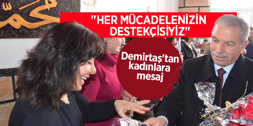 Demirtaş'tan kadınlara mesaj