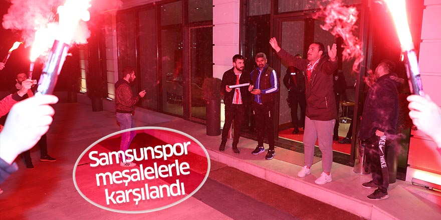 Samsunspor'a Kastamonu'da görkemli karşılama