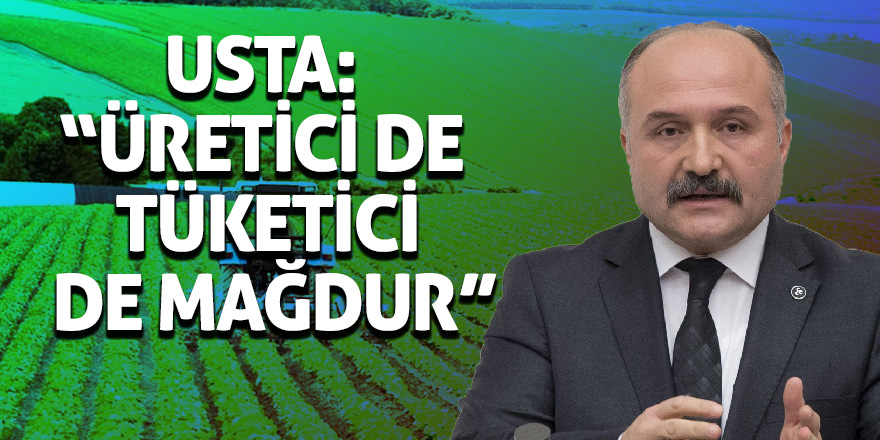 Usta: “Üretici de tüketici de mağdur”