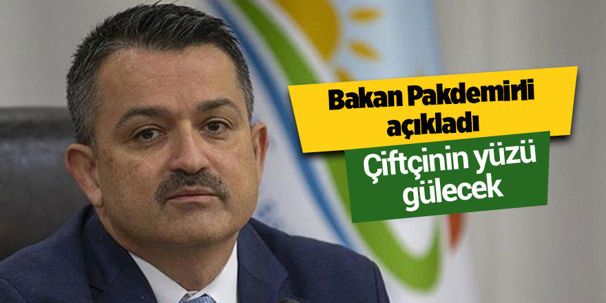 Çiftçinin yüzü gülecek