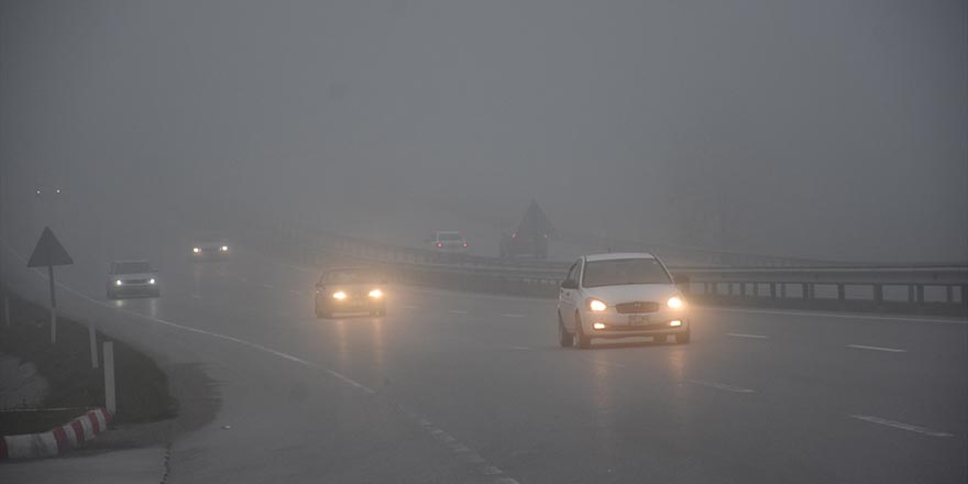 Samsun'da yoğun sis