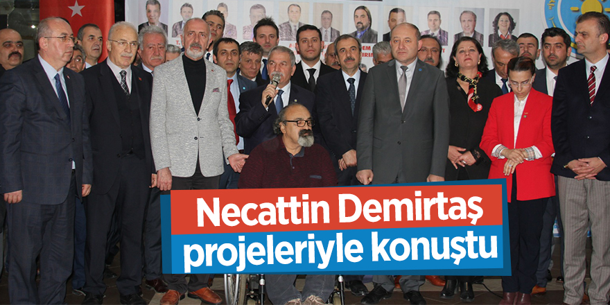 Demirtaş’ın proje toplantısına yoğun ilgi