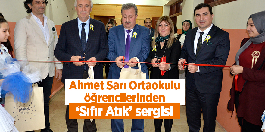 Ahmet Sarı Ortaokulu öğrencilerinden ‘Sıfır Atık’ sergisi