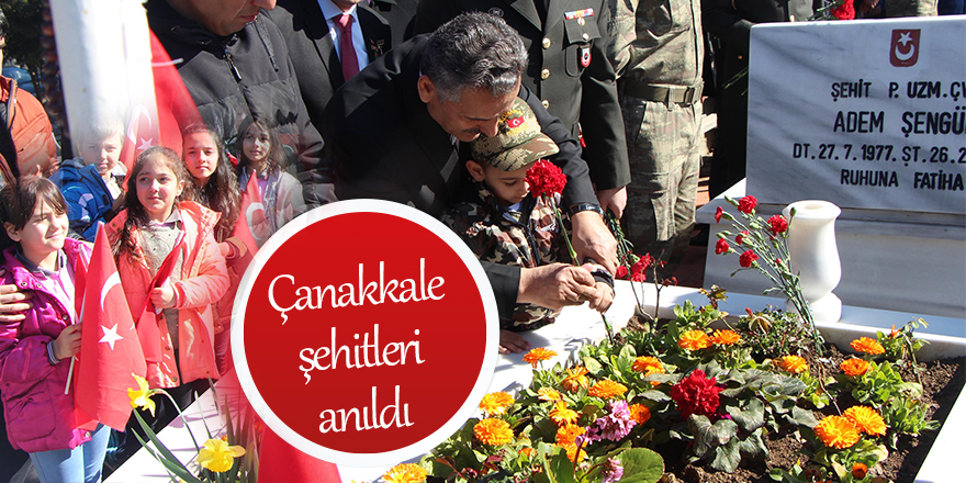 Samsun’da, Çanakkale şehitleri anıldı