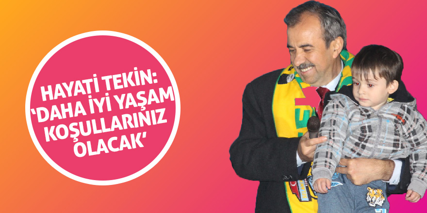 Canik’te Tekin’e coşkulu karşılama 