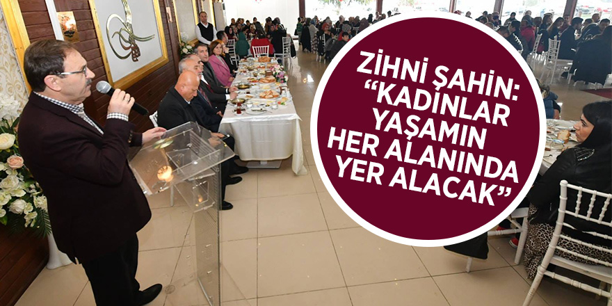 Zihni Şahin Atakum’da kadınlarla buluştu 