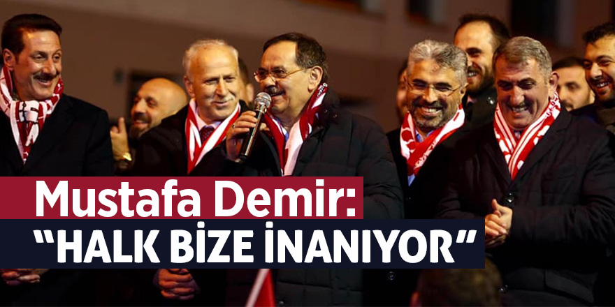 Demir, çalışmalarına ara vermiyor