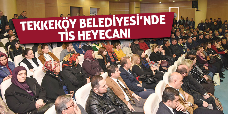 Tekkeköy Belediyesi’nde çalışan işçilerin yüzü güldü