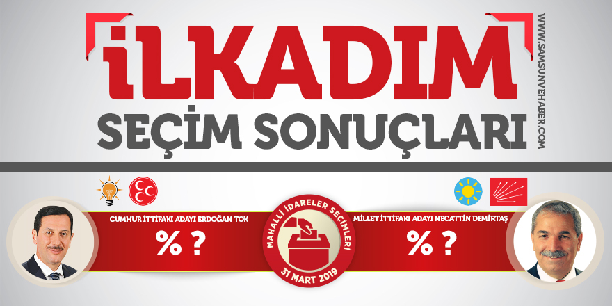 İlkadım'da anlık seçim sonuçları