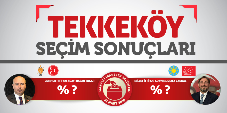 Tekkeköy’de anlık seçim sonuçları