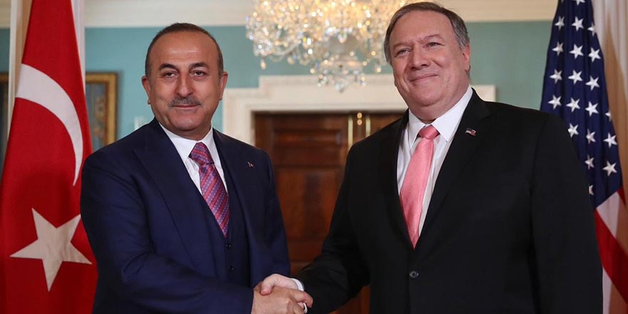 Çavuşoğlu, Pompeo ile görüştü