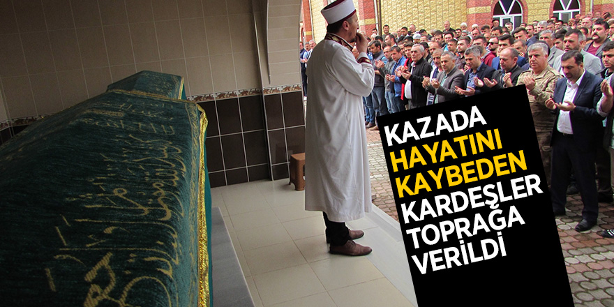 Samsun'daki trafik kazasında hayatını kaybeden 2 kardeş toprağa verildi