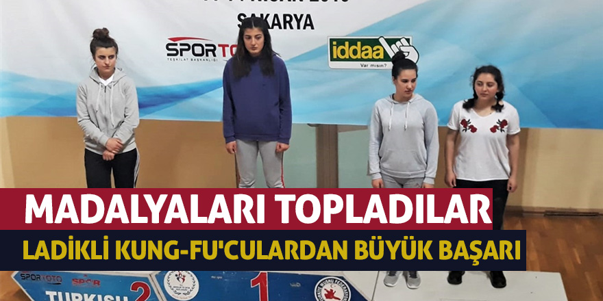 Ladikli Kung-Fu'culardan büyük başarı