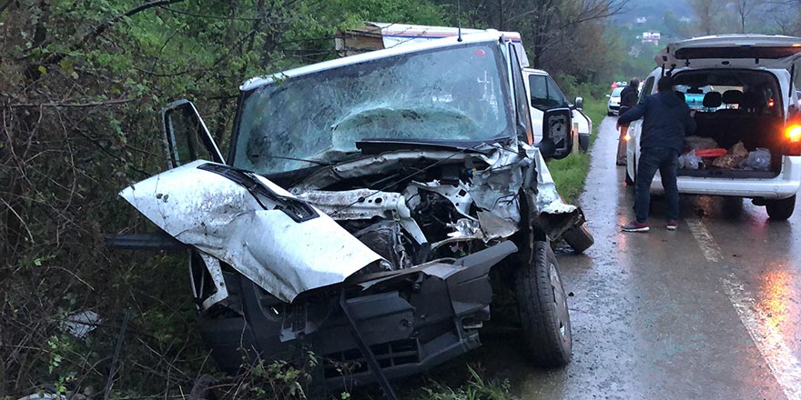 Ordu’da trafik kazası: 6 yaralı