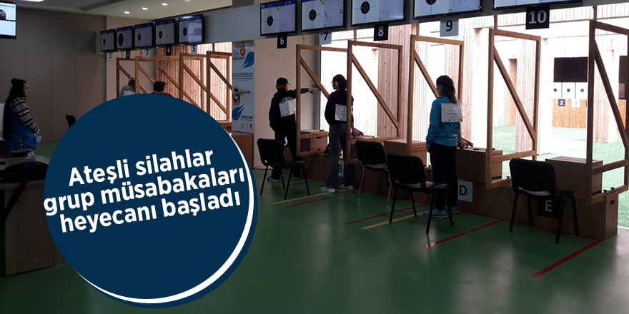 Ateşli silahlar grup müsabakaları heyecanı başladı