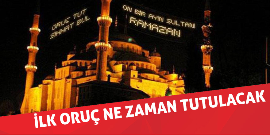 Ramazan ayı geliyor