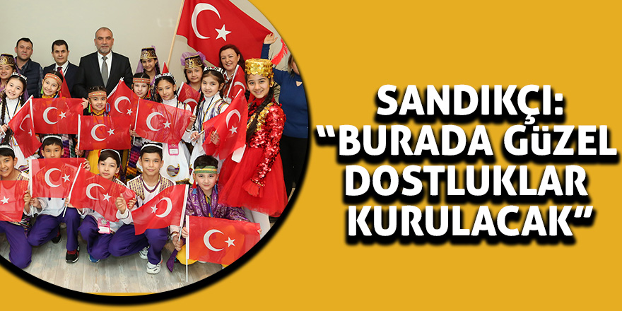 Başkan Sandıkçı'ya Özbek misafir