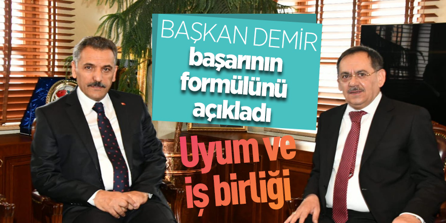 Kaymak ve Yavuz’dan Demir’e ziyaret