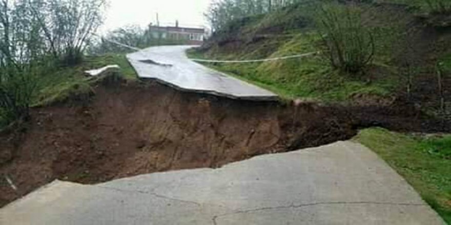  Ordu’da heyelan korkuttu