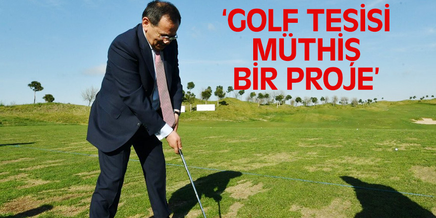 Başkan Demir: “Golf tesisi müthiş bir proje”