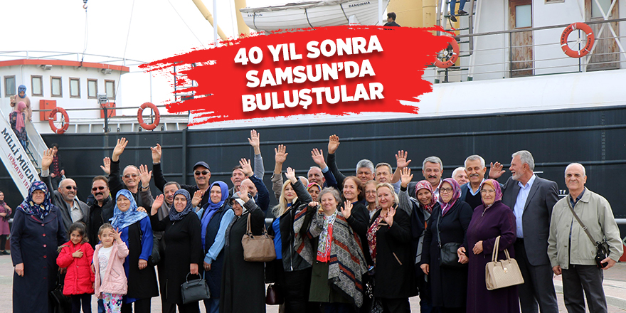 Asker arkadaşları ve aileleri 40 yıl sonra buluştu