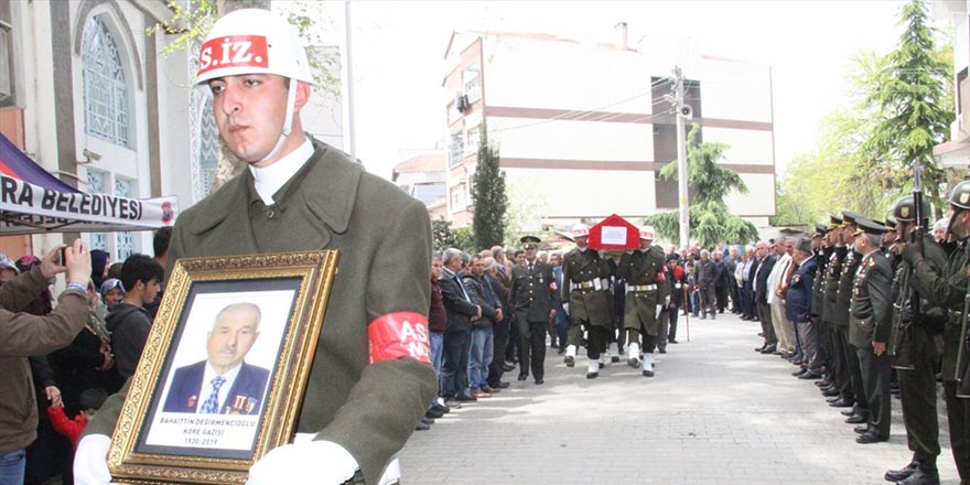 Kore gazisi Değirmencioğlu son yolculuğuna uğurlandı 