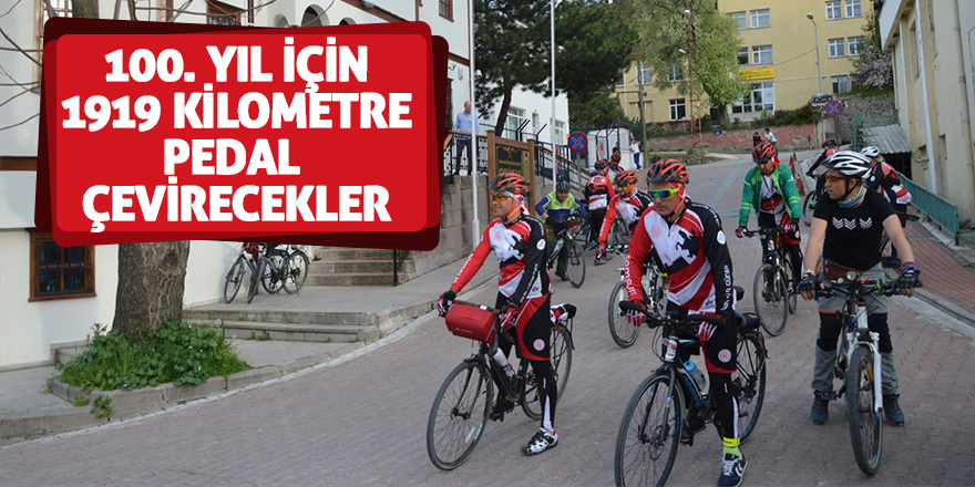 100. yıl için 1919 kilometre pedal çevirecekler