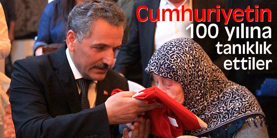 Cumhuriyetin 100 yılına tanıklık ettiler