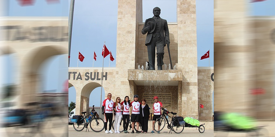 Bisikletçiler Didim'den Samsun'a pedal basacak