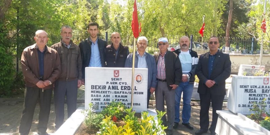 Şehit Bekir Anıl Erdal kabri başında anıldı