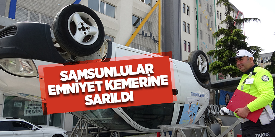 Vatandaşlar emniyet kemerin önemini anladı