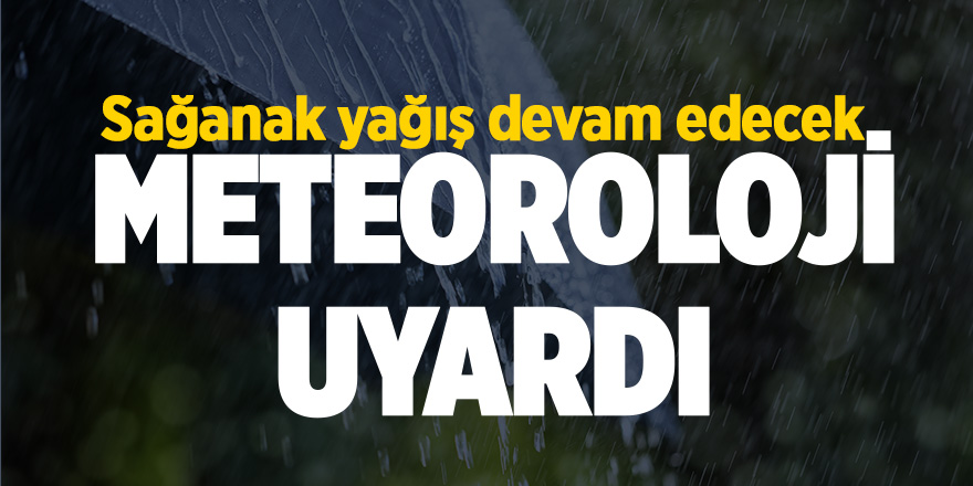 Samsun'da sağanak yağış devam edecek