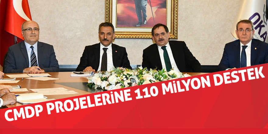 CMDP projelerine 110 milyon destek