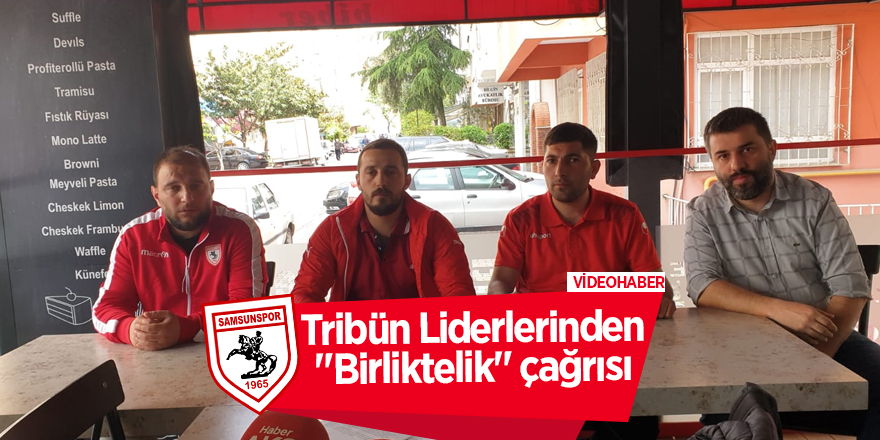 Samsunspor taraftarlarından ortak basın açıklaması