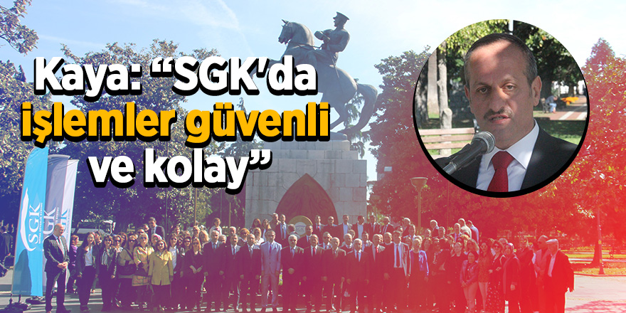 Samsun'da sosyal Güvenlik Haftası kutlandı