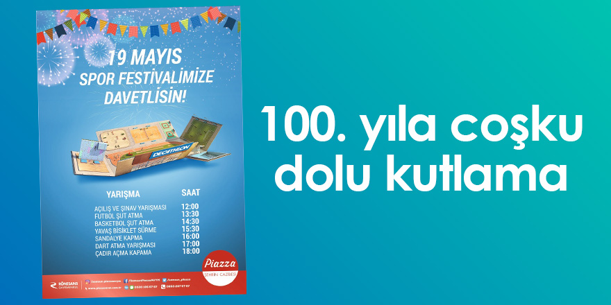 100. yıla coşku dolu kutlama 